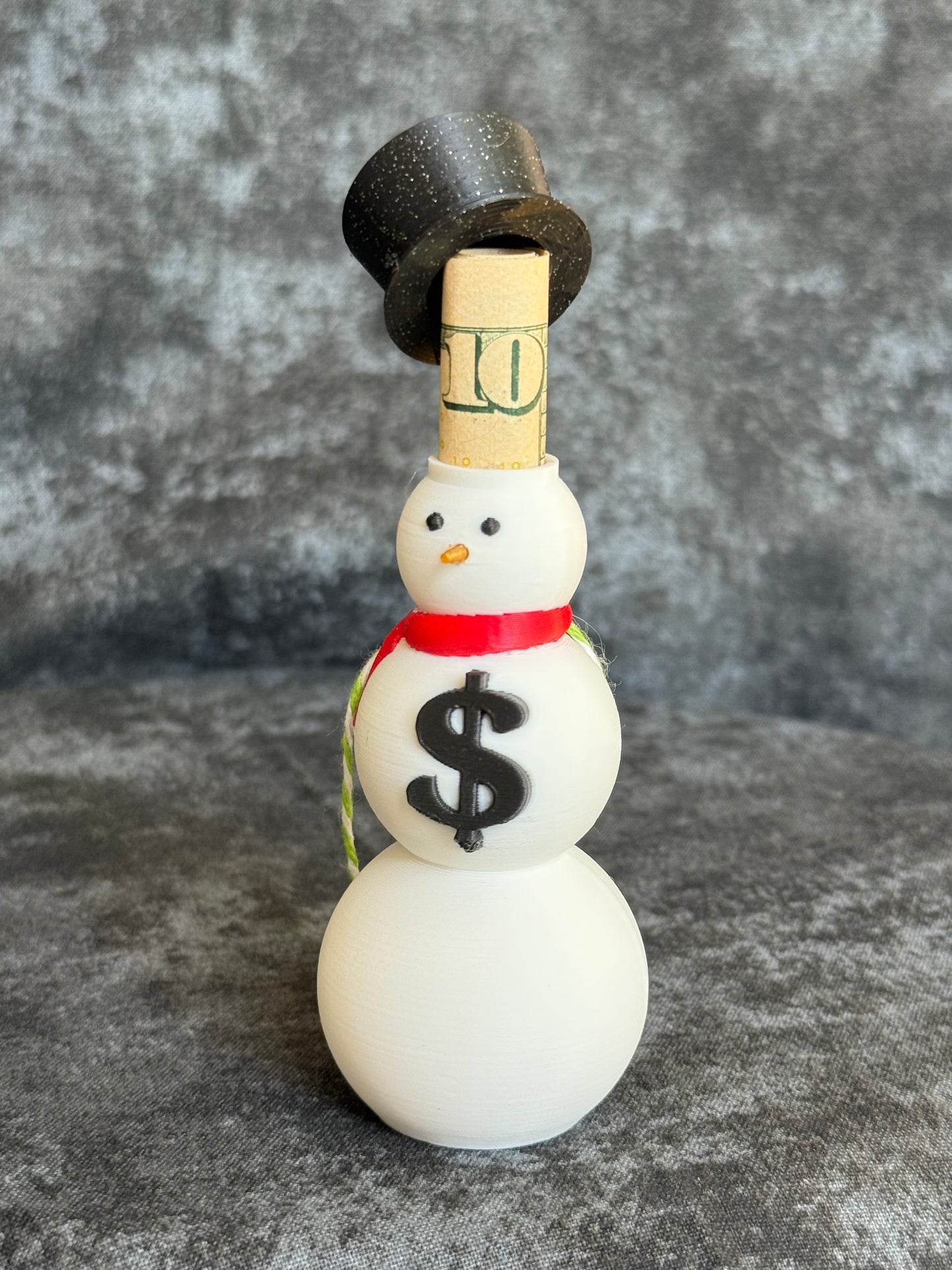 Snowman Surprise Money Holder Ornament