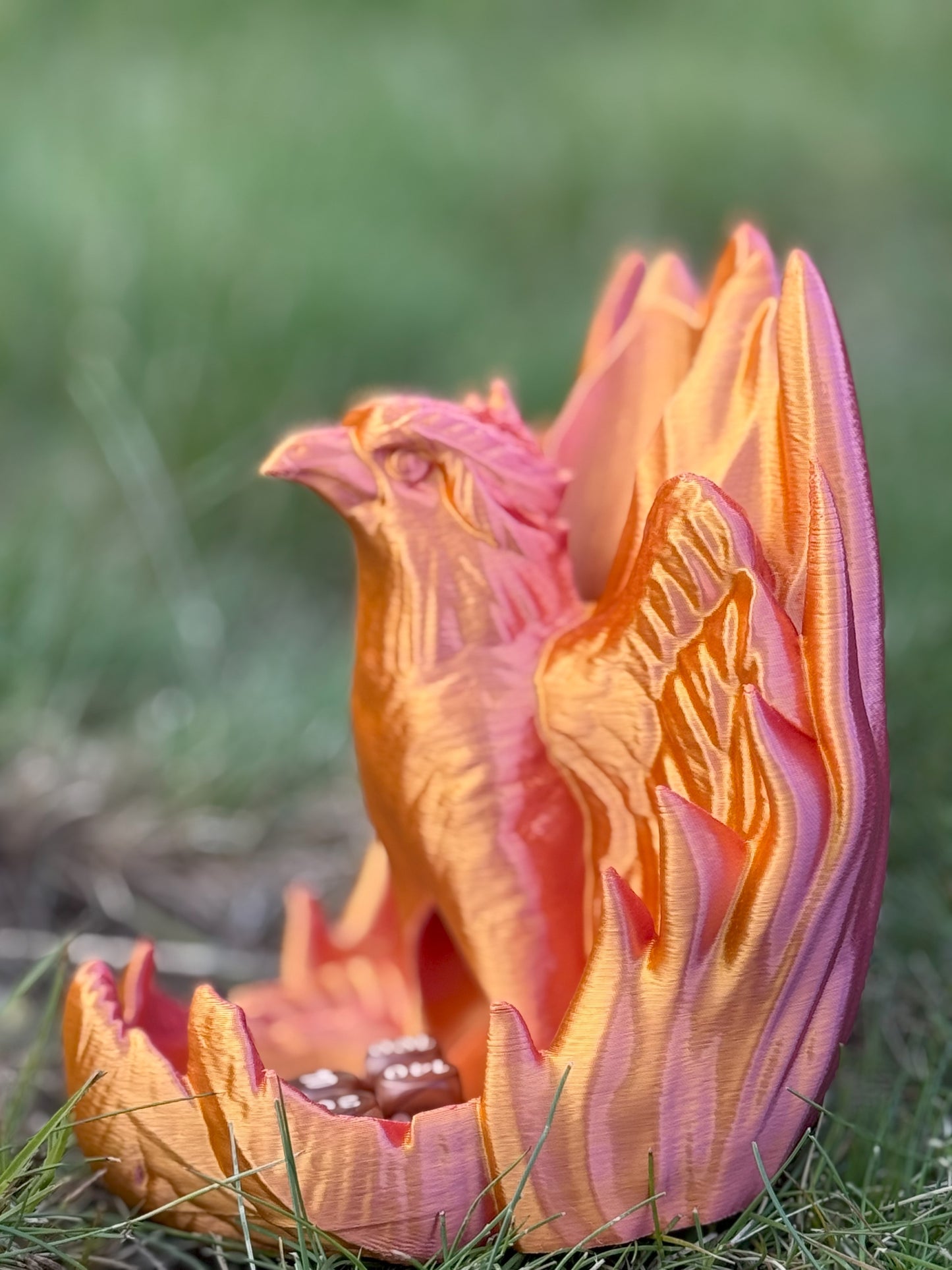 Fiery Phoenix Dice Tower