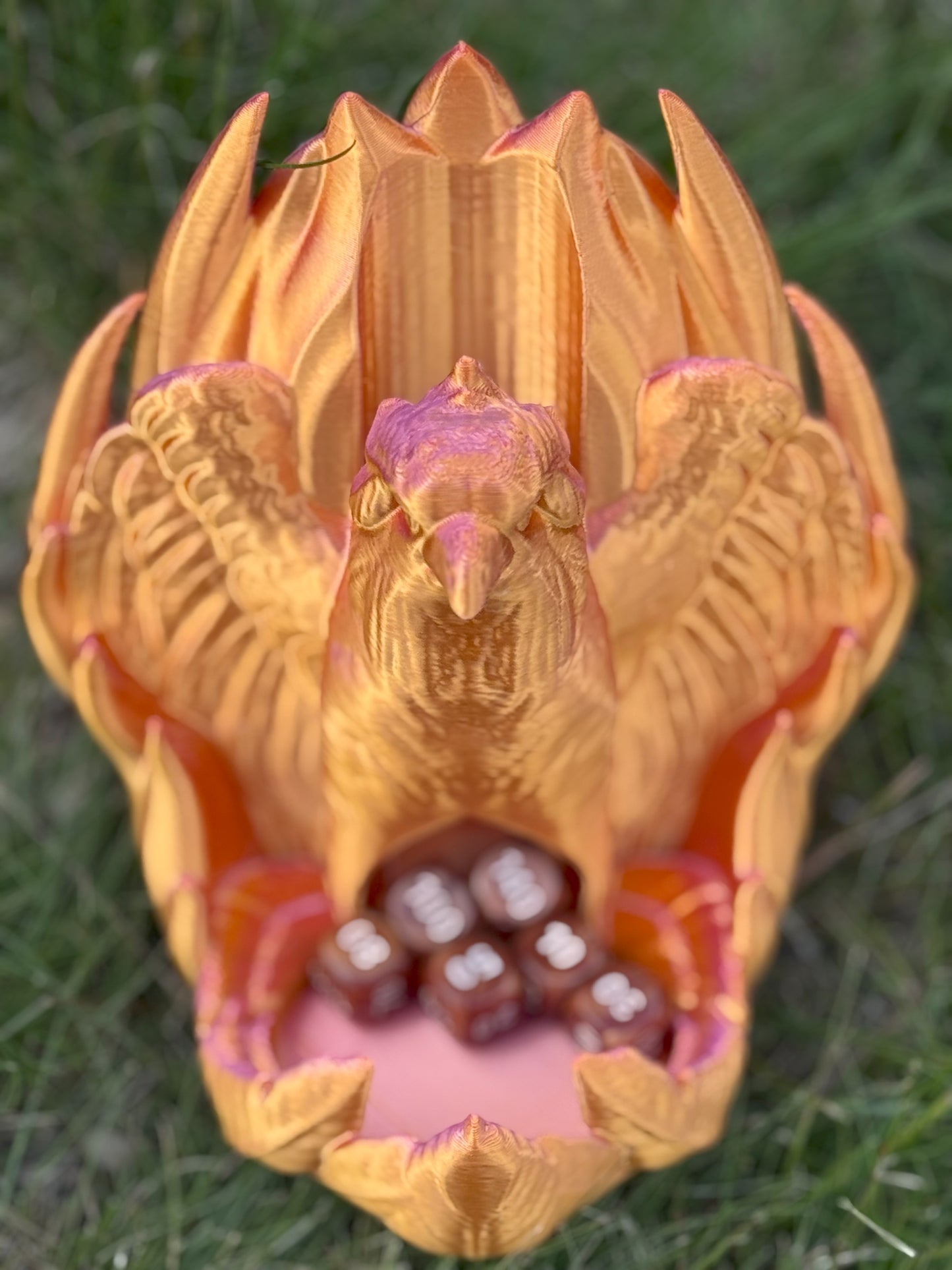 Fiery Phoenix Dice Tower